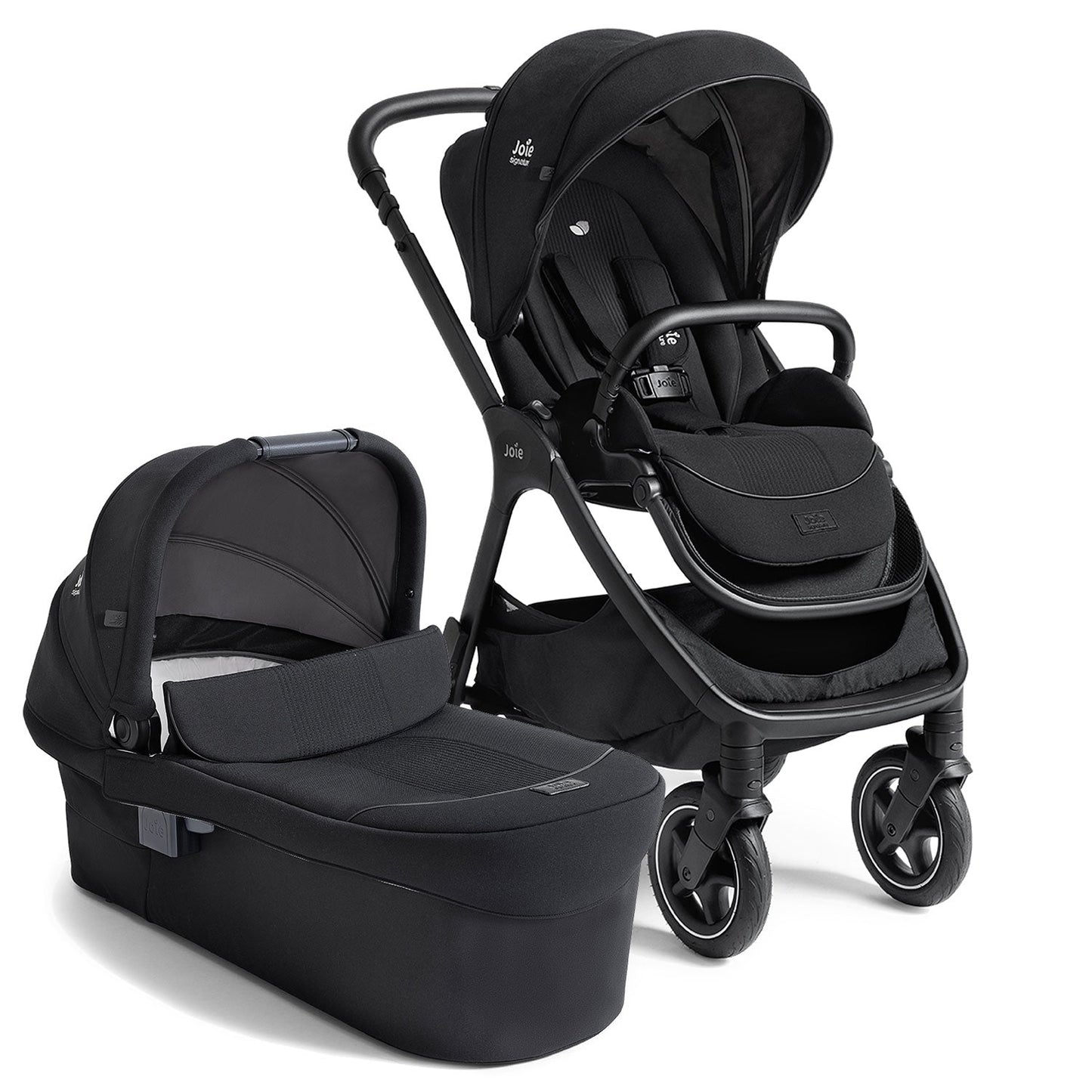 Joie Finiti Signature Pushchair & Ramble XL Carrycot - Eclipse (2025)