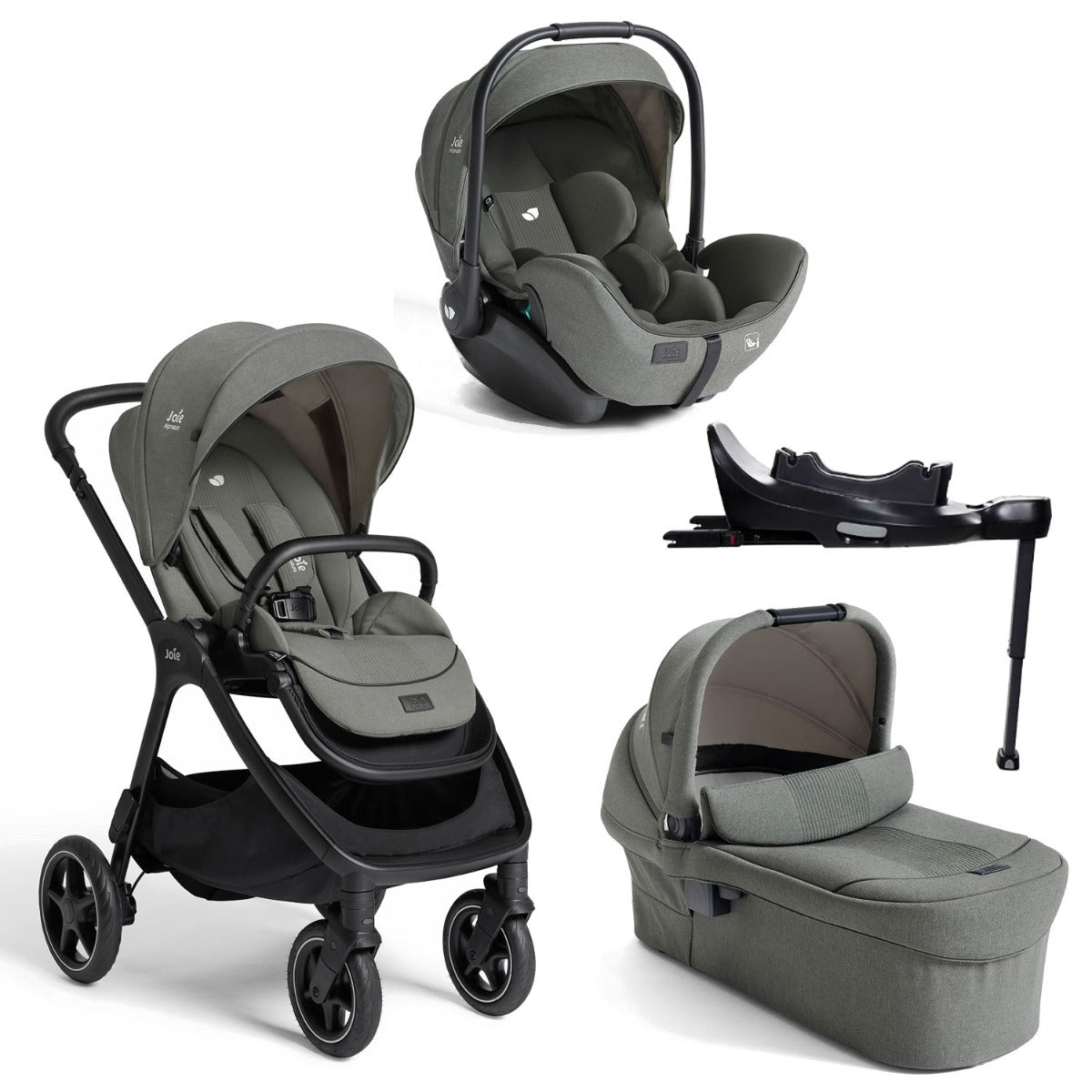 Joie Finiti Signature Flex Travel System with i-Level Recline - Evergreen
