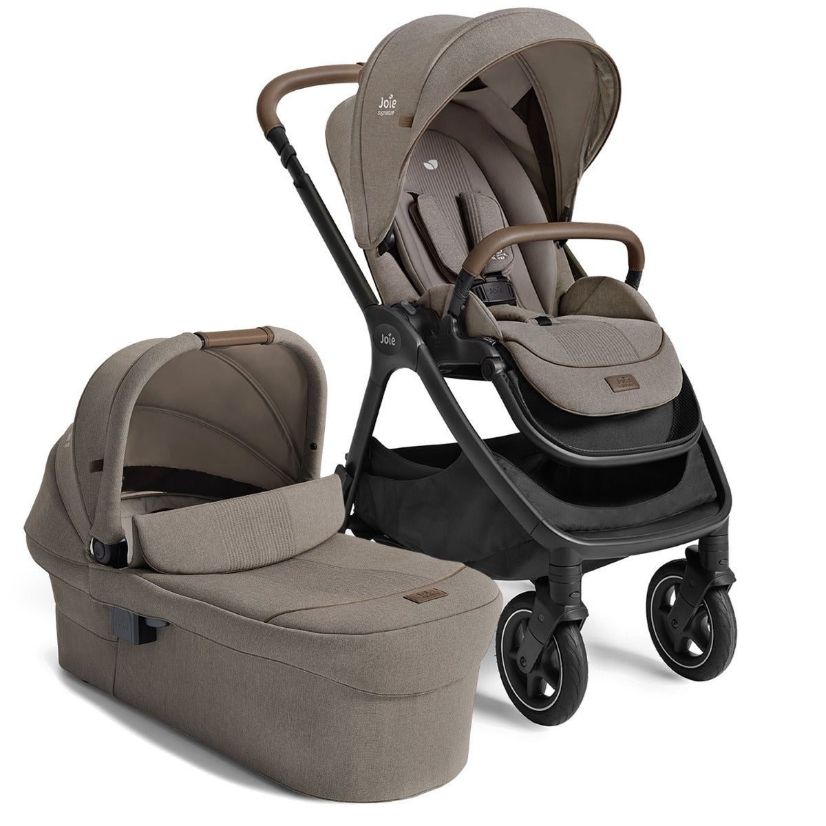 Joie Finiti Signature Pushchair & Ramble XL Carrycot - Maple