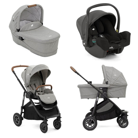 Joie Versatrax + i-Snug 2 Travel System Bundle - Pebble