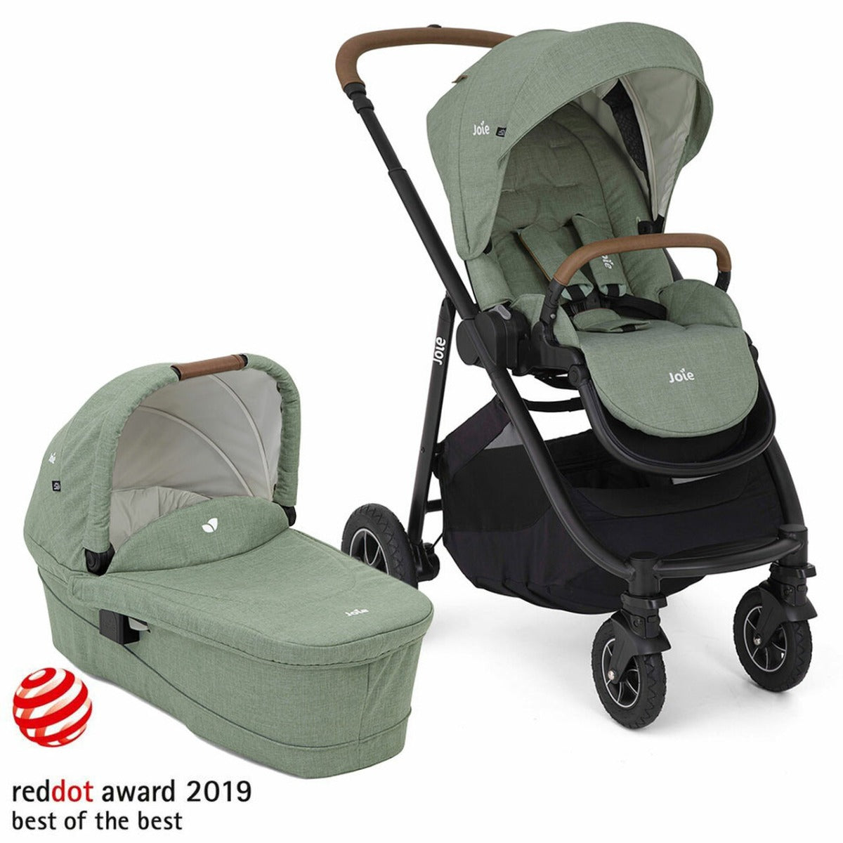 Joie Versatrax On The Go Encore Travel System Bundle - Laurel