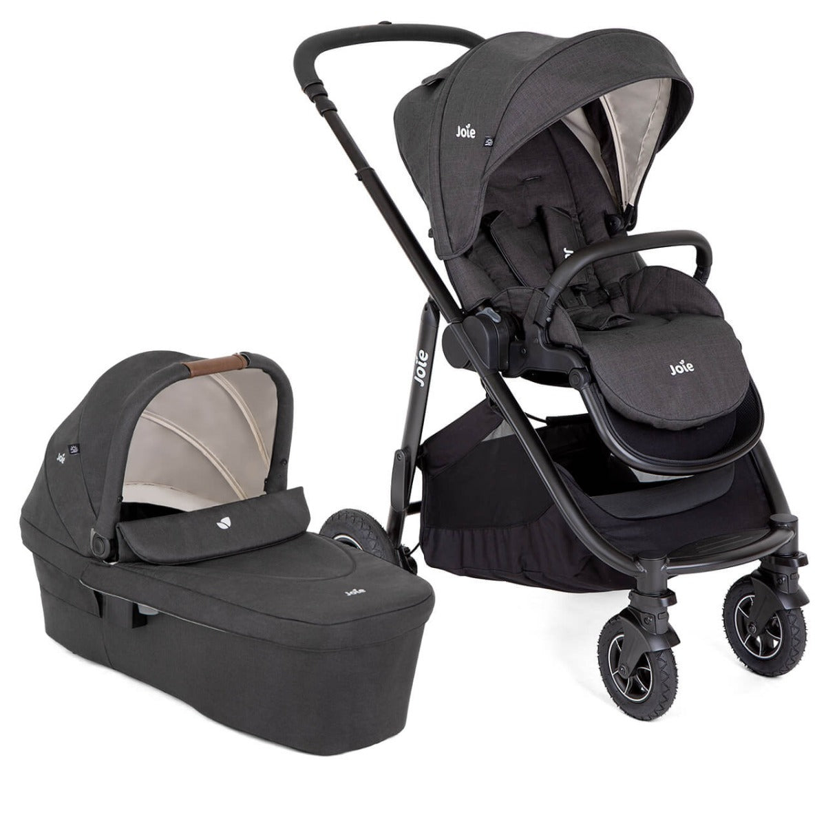 Joie Versatrax + i-Snug 2 Travel System Bundle - Shale