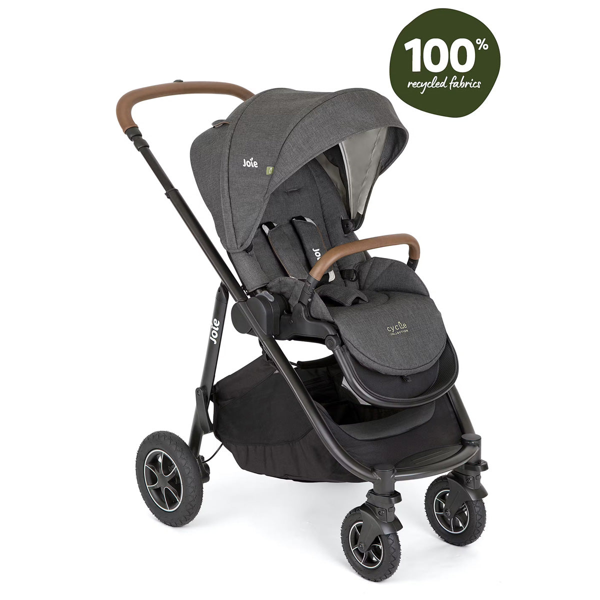 Joie Versatrax Trio On The Go Encore Travel System Bundle - Shell Grey