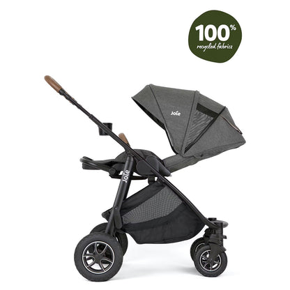 Joie Versatrax Trio On The Go Encore Travel System Bundle - Shell Grey