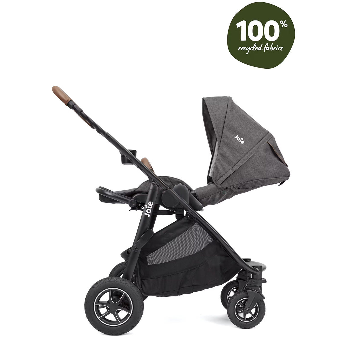 Joie Versatrax Trio Travel System Bundle - Shell Grey